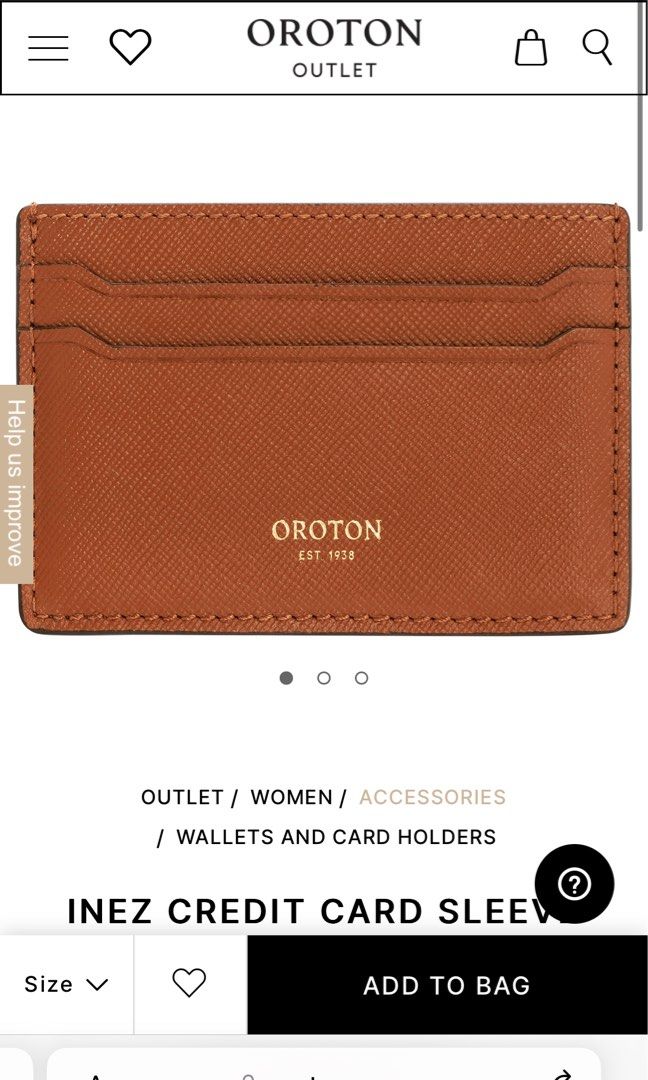 BN Authentic Oroton Inez Cardholder