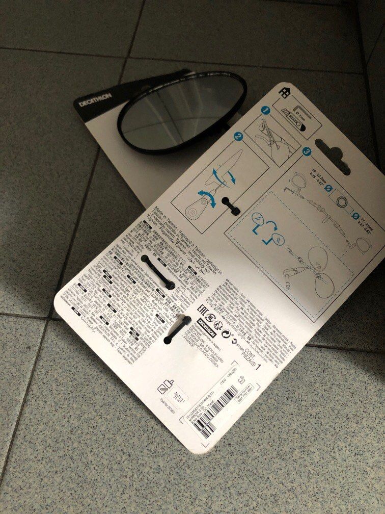 Brand New Decathlon Bike Rear View Mirror 8 each buy them both for only 10 Motorcycles Motorcycle Accessories on Carousell