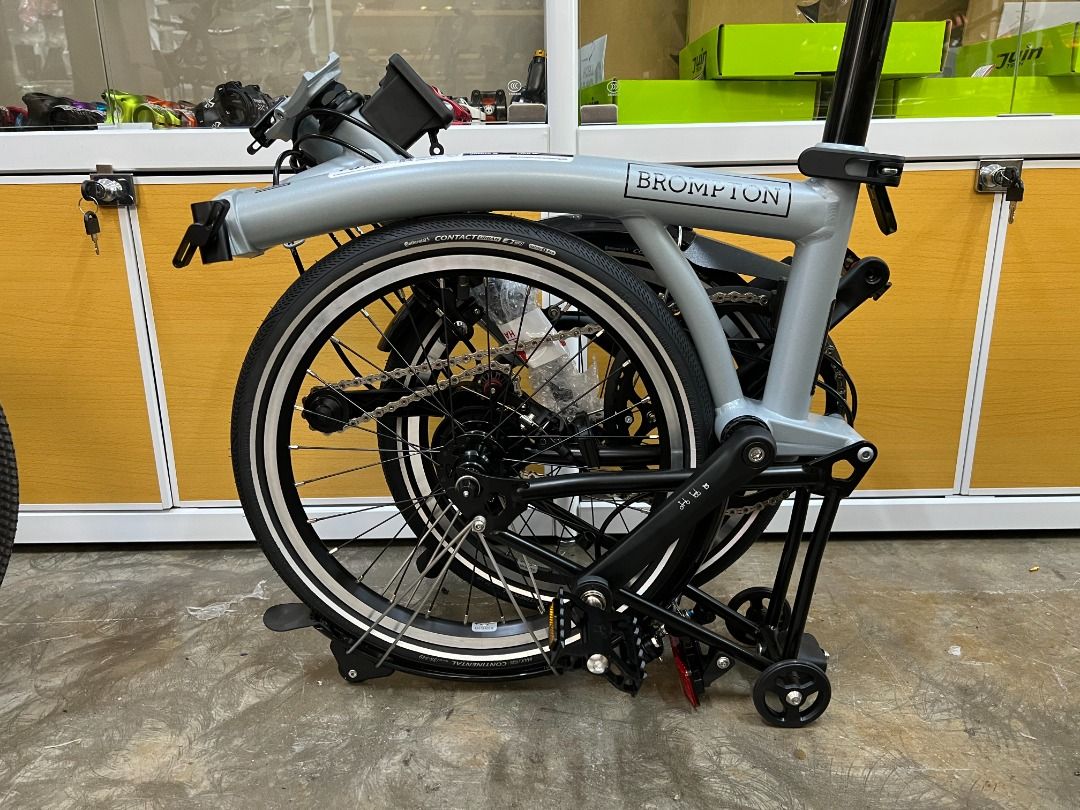 Brompton P-Line Lunar Ice, Sports Equipment, Bicycles Parts