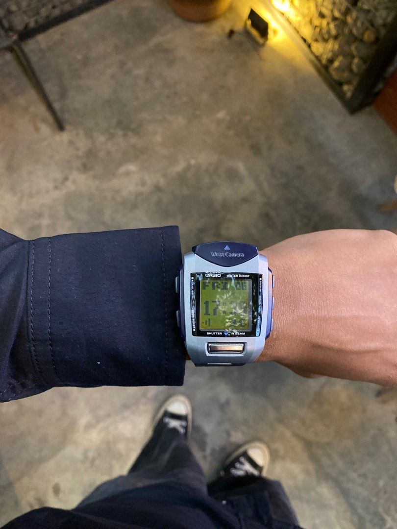 【未開封品】WRIST CAMERA CASIO ブルー 未開封品】WRIST CAMERA CASIO ブルー