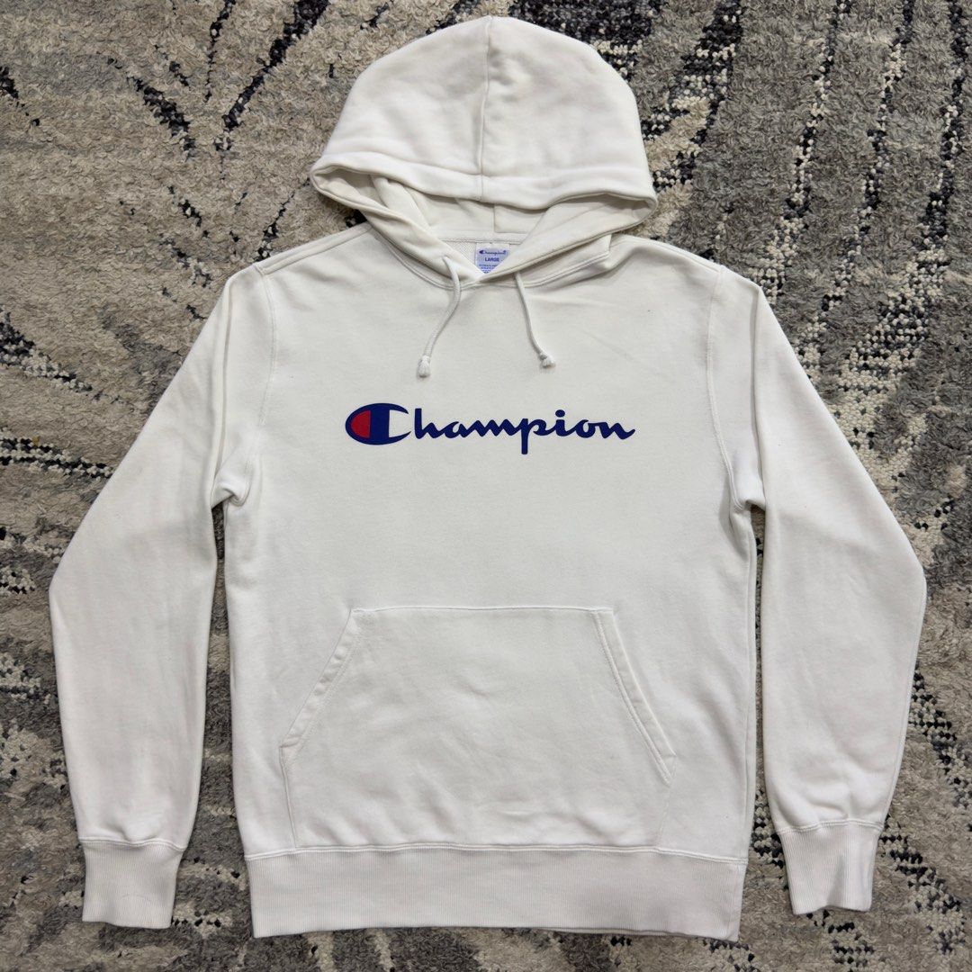 CHAMPION HOODIE L Women s Fashion Coats Jackets and Outerwear on Carousell