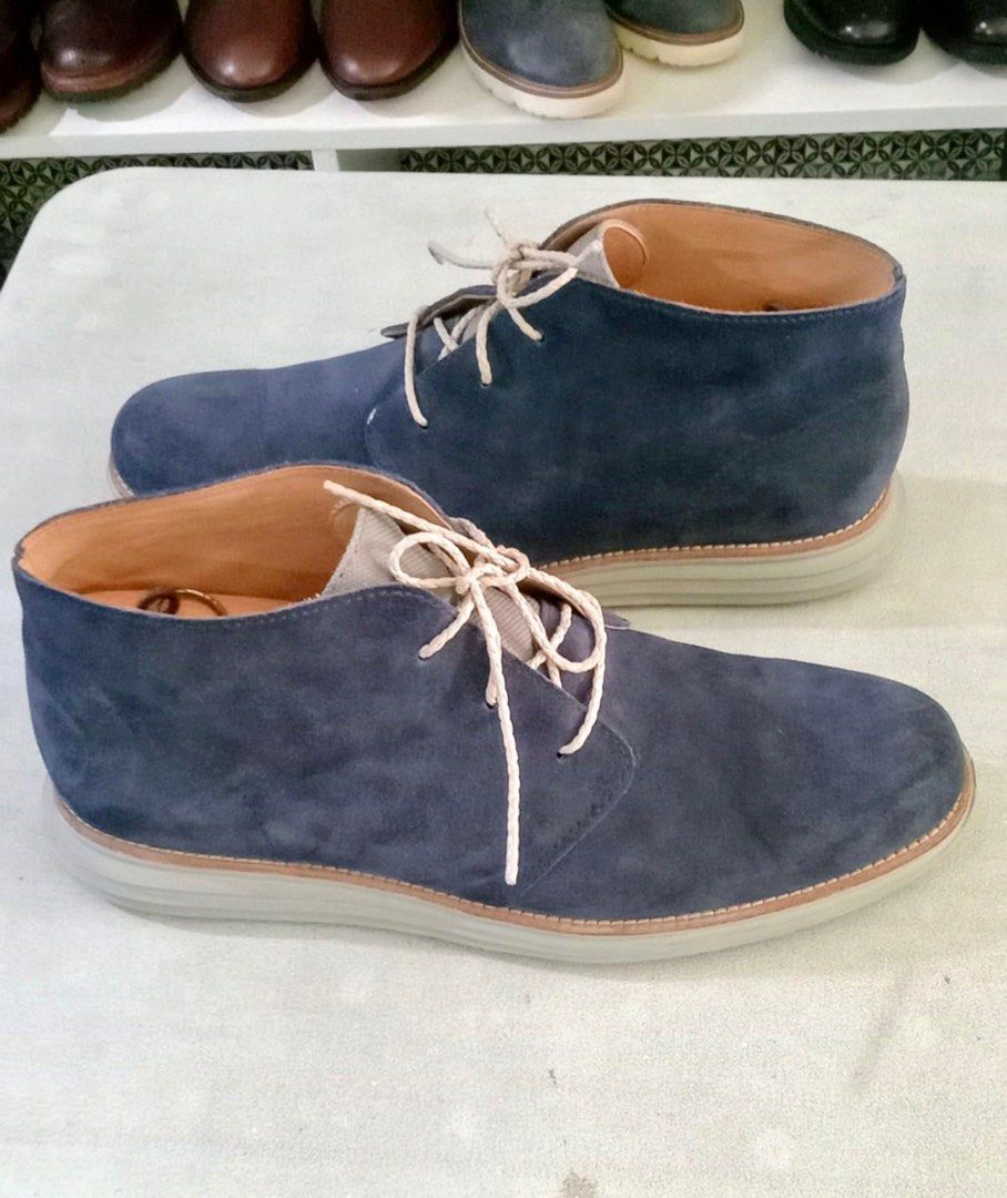 Cole Haan LunarGrand Suede Chukka Boots (Category: Boots) located in Paranaque City. Submitted by sole2squeeze (Listing ID 1316523334, Image 2). Description: Shoe tree excluded.