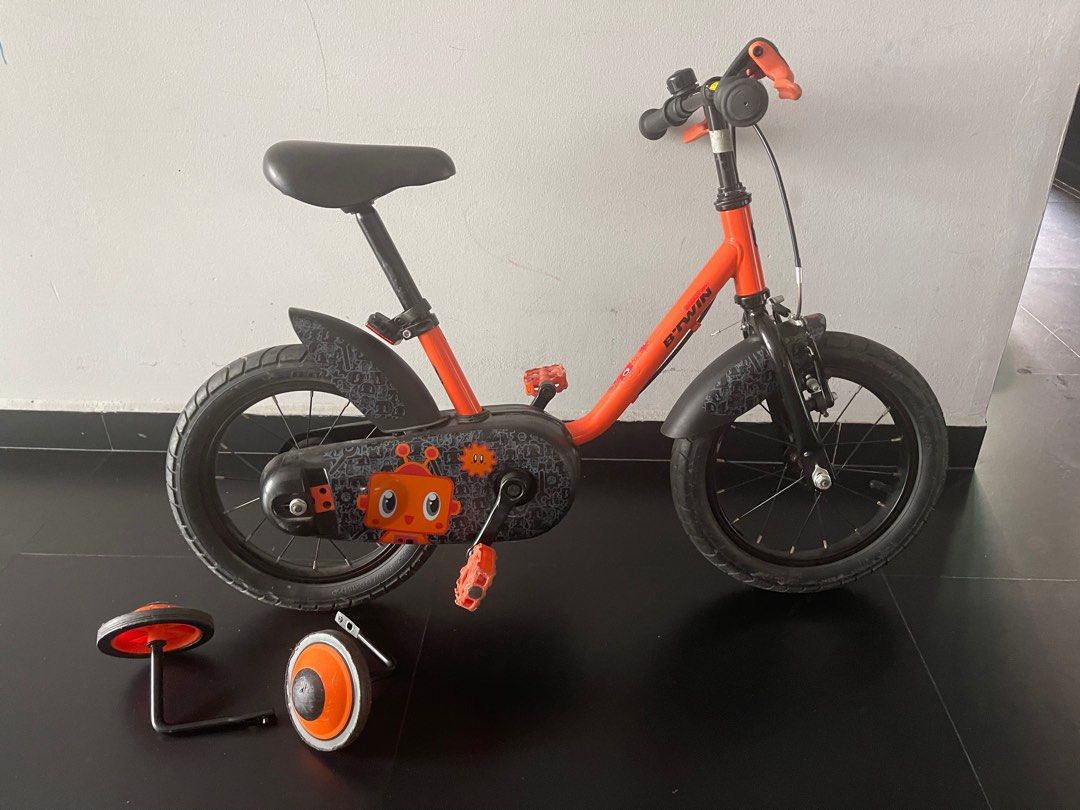 Decathlon Kid Bicycle 3 5 years old BTWIN Robot 500