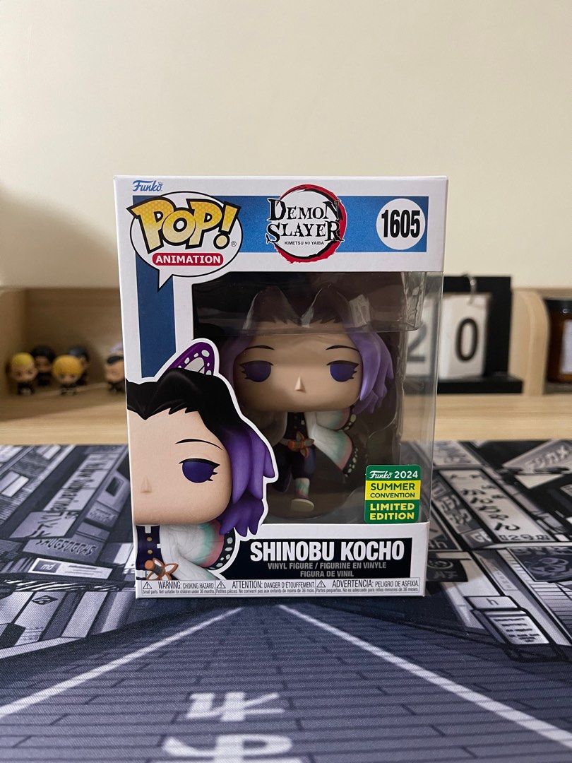 Demon Slayer Shinobu Kocho SDCC 2024 Shared (Category: Designer & Blind Box Toys) located in Manila. Submitted by kennethcsantos (Listing ID 1316570357, Image 1). Description: Demon Slayer - Shinobu Kocho SDCC 2024 Shared Funko Pop! NOOB 9-9.5/10 condition (can send detailed pictures upon request) MOP: Gcash | BDO Shipping: Lalamove | LBC | JnT (Buyer's Expense & Risk) Meet-up: Sucat, Parañaque | Robinsons Manila.