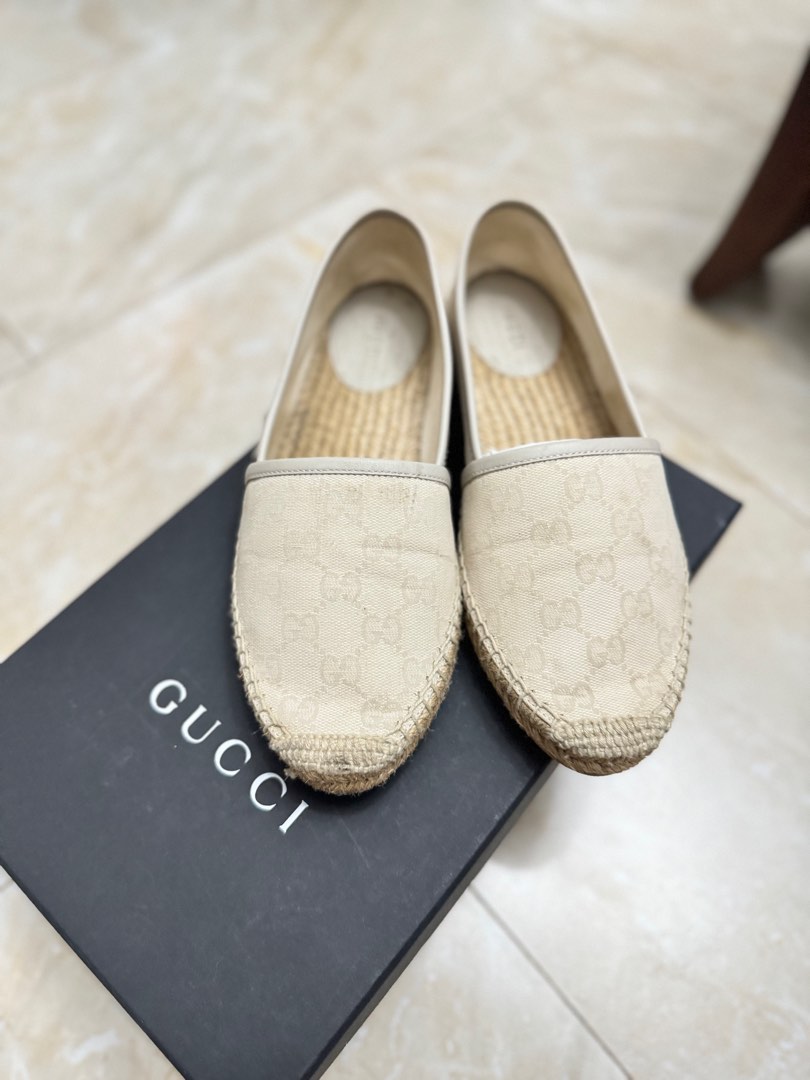 Gucci canvas espadrilles on sale