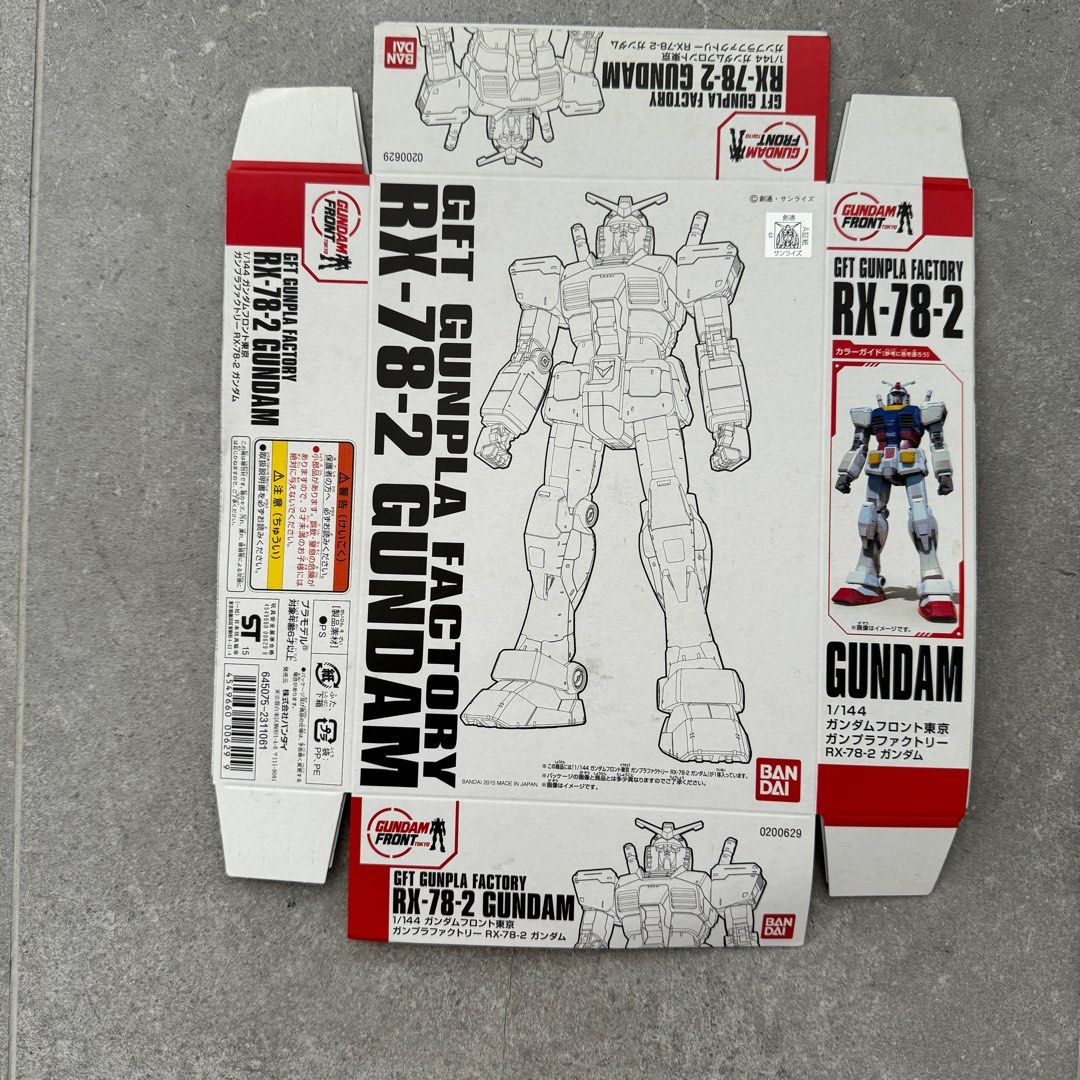 Gundam gunpla GFT RX-78-2 (Category: Gundam Model Kits) located in Singapore. Submitted by lzlc79 (Listing ID 1316454784, Image 2). Description: Purchased from Gundam Tokyo Sold only in Japan 1/144 scale Gundam building experience .