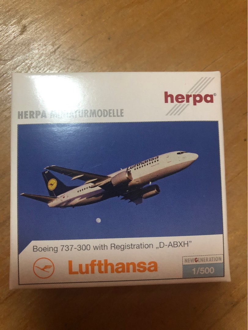 Herpa 1/500 Lufthansa B737-300 D-ABET 515900 VERY RARE