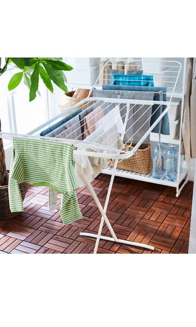 Ikea Clothes Drying Rack Furniture Home Living Home Improvement Organisation Clothes Drying Rack on Carousell