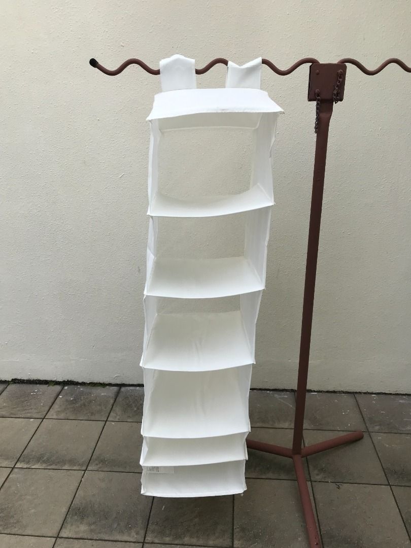 Ikea SKUBB folded clothes hanging shelves. Dimension when opened is 45 x 36 x 115cm