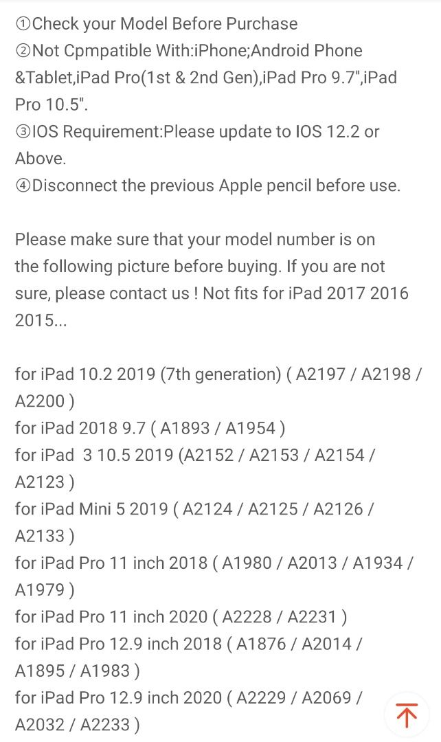 iPad Tablet Pen Brand New (Category: iPad) located in Plaridel. Submitted by reveriewonderland (Listing ID 1316618370, Image 3). Description: Selling my Goojodoq Pink iPad Tablet Pen. - 10th Gen - description says it has palm rejection - light is working and 100% brand new. - Unfortunately I can't test it because I don't have any ipad. - Check the other photos for compatibility I bought it at orange app. Unfortunately, I didn't see immediately th