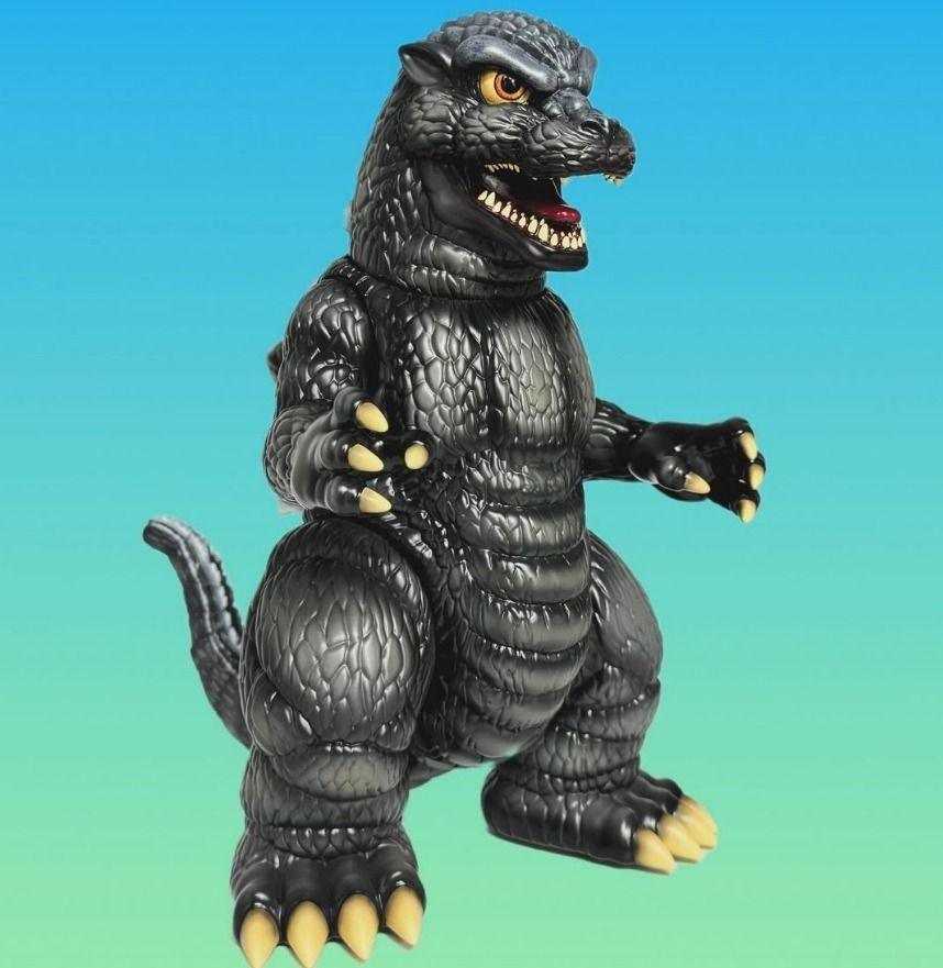 KAIJU ONE/壺 工房 ゴジラ 1994 黒成型 KAIJU ONE ソフビ ゴジラ1994