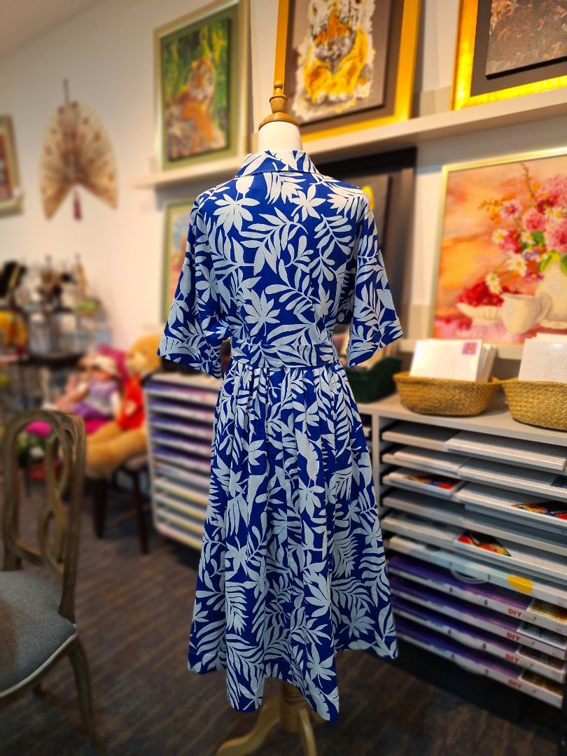 Kate Spade Dress Navy Blue Patterned Women s Fashion Dresses Sets Dresses on Carousell