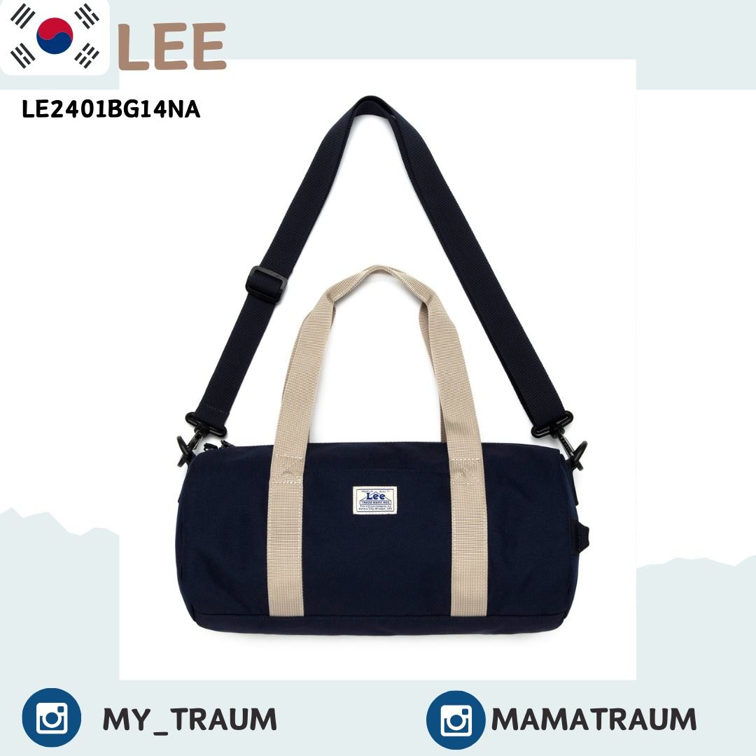 LEE Cross Duffle Bag Navy Carousell