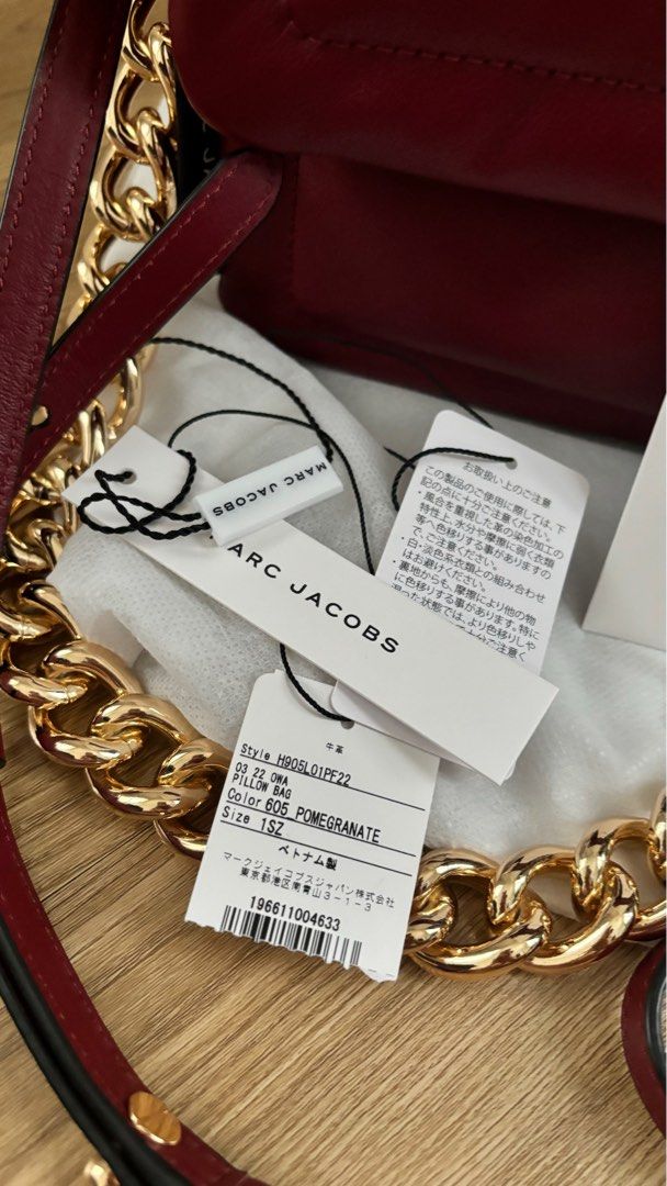 Marc Jacobs Pillow Bag Cranberry Marc Jacobs Pillow Bag In Cranberry