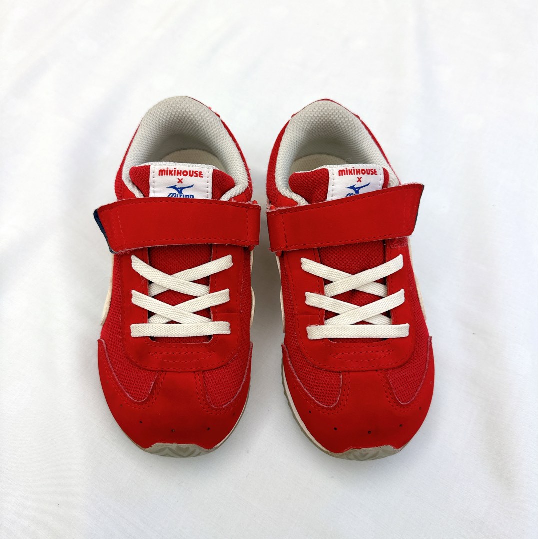Miki House X Mizuno red kids shoes Carousell
