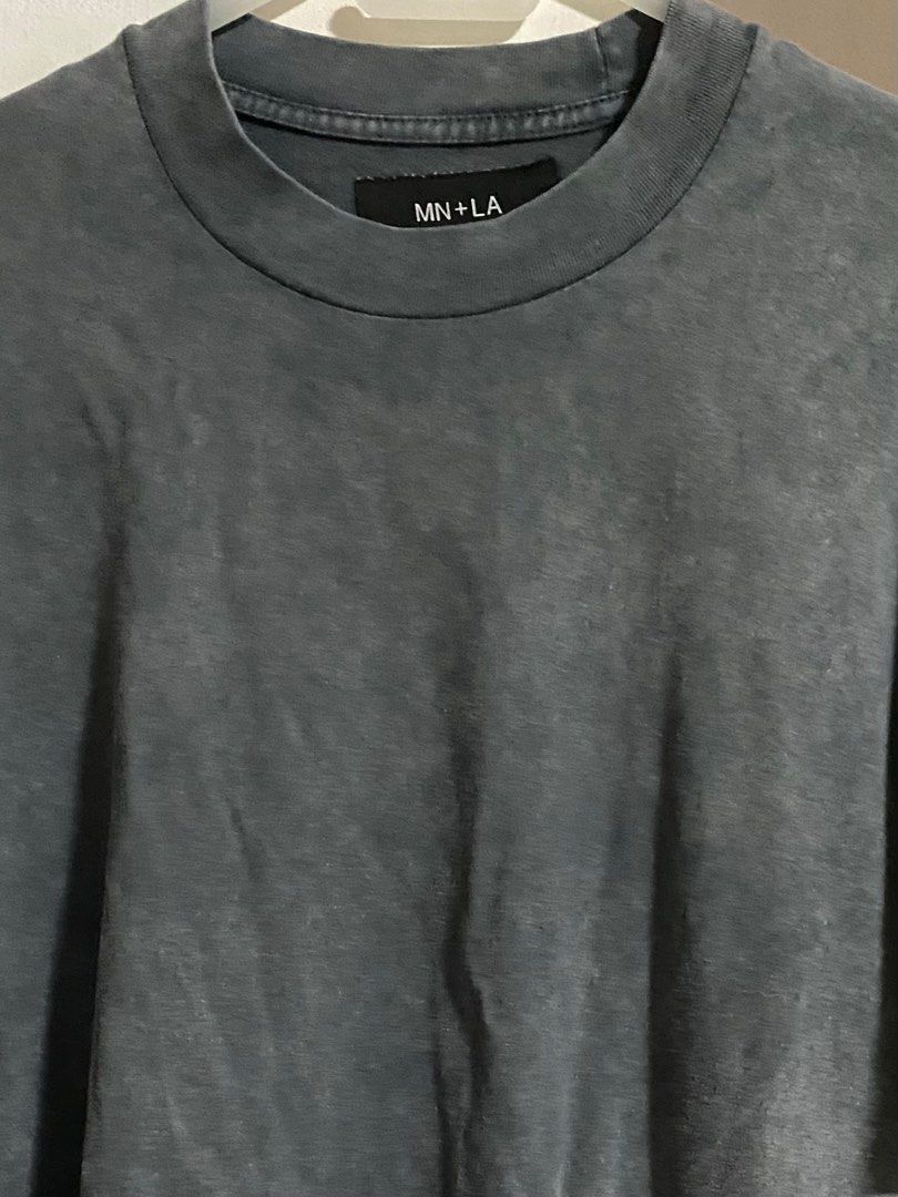 MN + LA Gray Mock Neck Shirt (Category: Tshirts & Polo Shirts ) located in Antipolo. Submitted by chinatownmarkett (Listing ID 1316515373, Image 1). Description: 21.5 x 27.5 S on tag Excellent condition PM for more details .