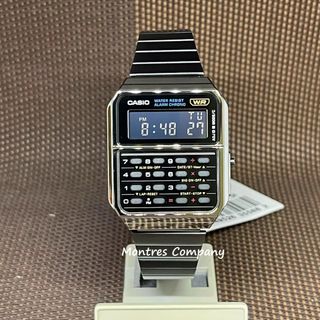 Montres Company 香港註冊公司(32年老店) 卡西歐 CASIO 不鏽鋼錶帶 不鏽鋼 可調校錶扣 鍍鉻錶圈 防水 CA500 CA500WEGG CA-500 CA-500WEGG CA-500WEGG-1 CA-500WEGG-1B 全黑色 兩款色均有現貨64202895236097110