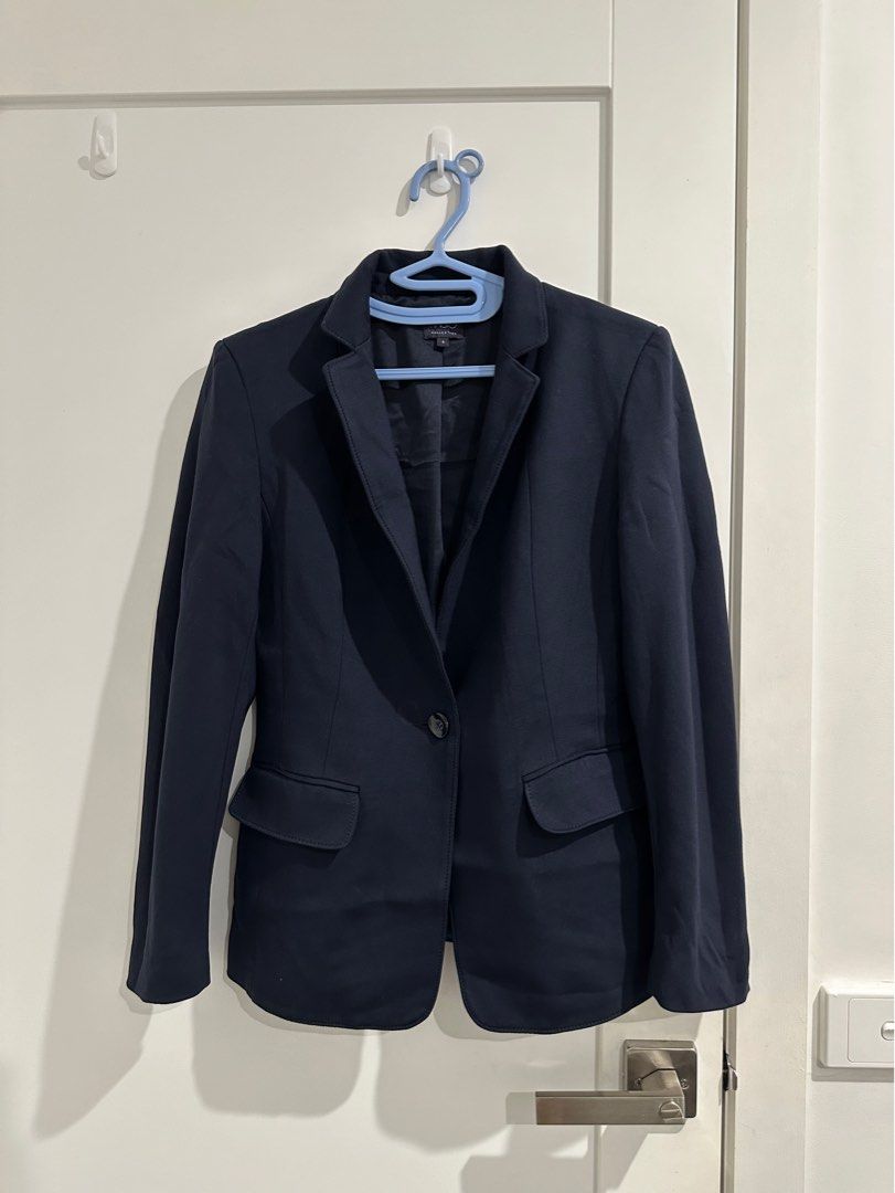 M S Women Navy Blazer