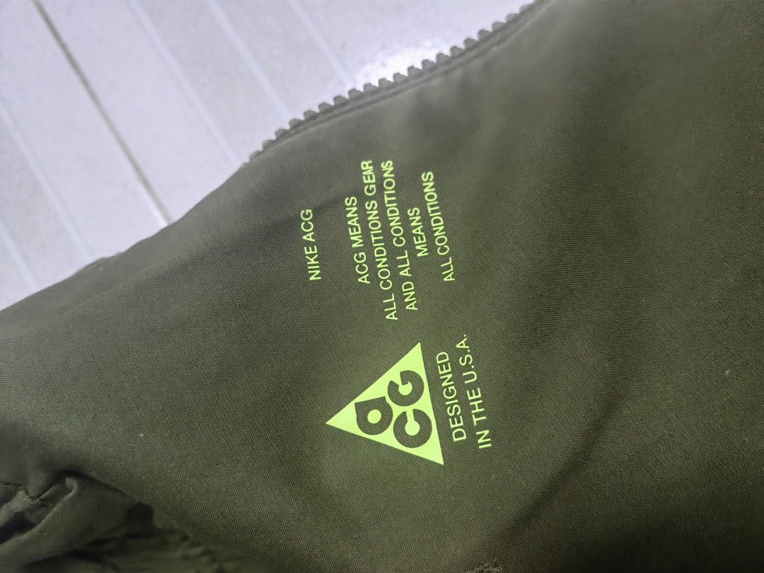 Nike ACG FW18 Deploy Olive Cargo Pants acronym goopimade north face jacket Chino Carousell