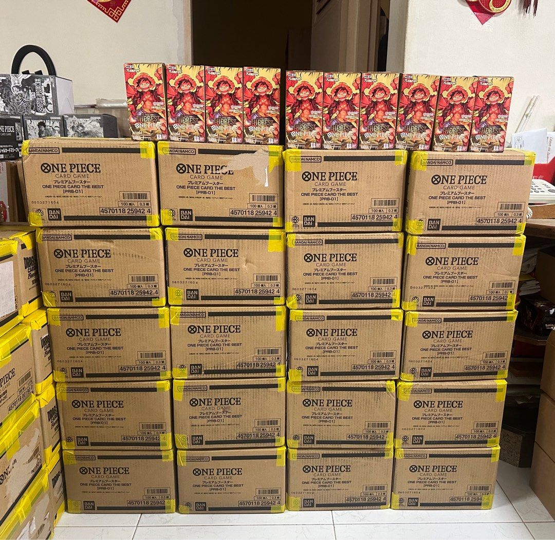 One Piece Card Game Premium Booster [PRB-01] (Category: Toys & Collectibles) located in Singapore. Submitted by lastgame (Listing ID 1292793380, Image 2). Description: One Piece Card Game Premium Booster [PRB-01] 1 box $75 T.ele @Lastgamesg 📍 Self collect at Bedok Reservoir Road 🚚 📦 Qxpress delivery $6.