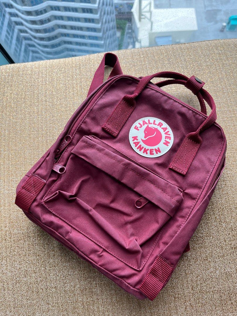 fjllrven kanken mini plum Fjallraven Backpack Introducing the Kanken Mini backpack Plum Fjallraven Kanken Embroidered Fjallraven