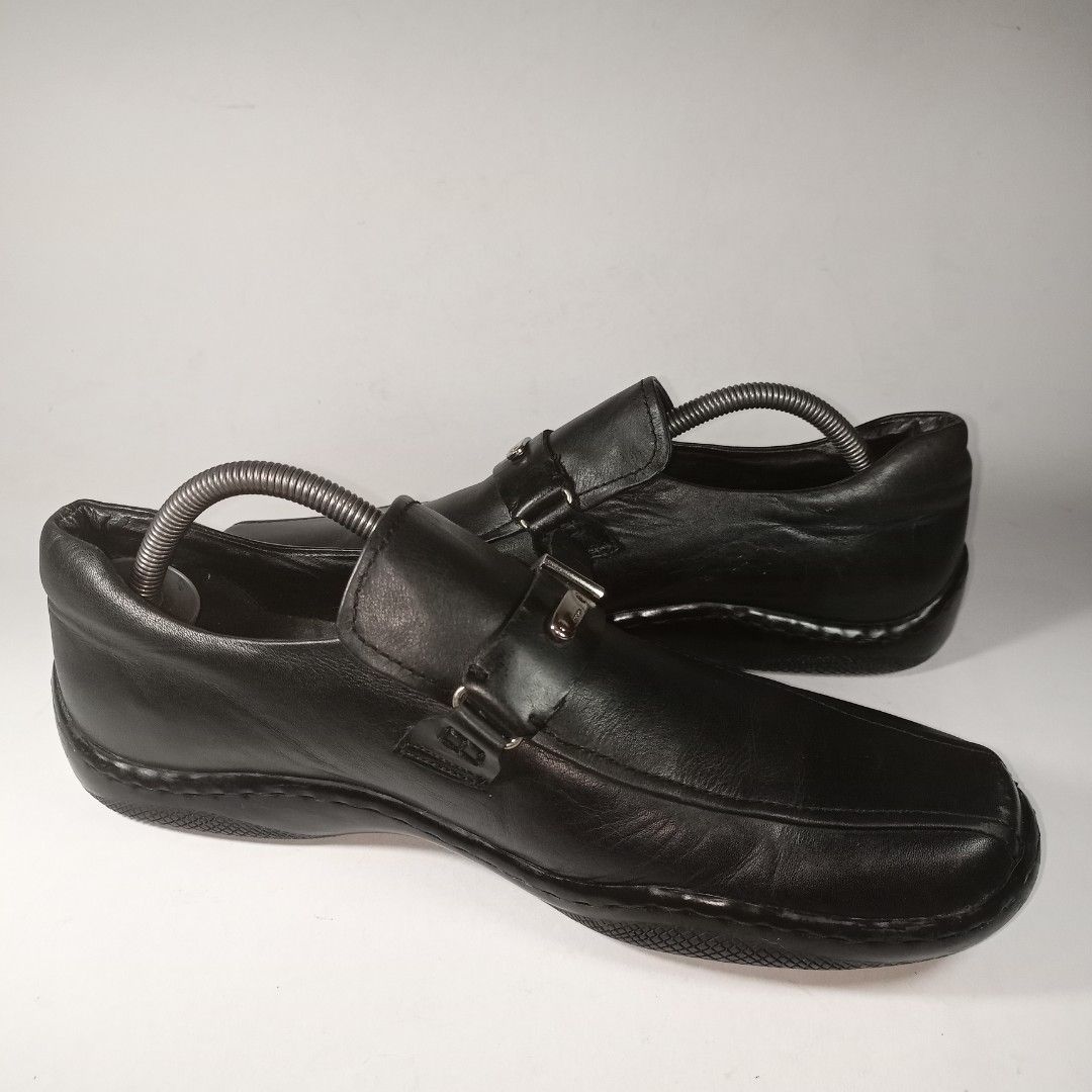 Prada original Leather loafers 42 size men shoes