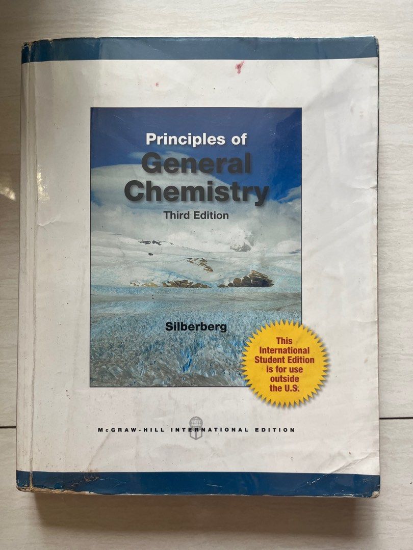 Principles of General Chemistry (3rd ed.) (Category: Textbooks) located in Santa Rosa. Submitted by ysabelle88 (Listing ID 1316486058, Image 1). Description: Principles of General Chemistry (3rd edition) Silberberg Price is still negotiable .