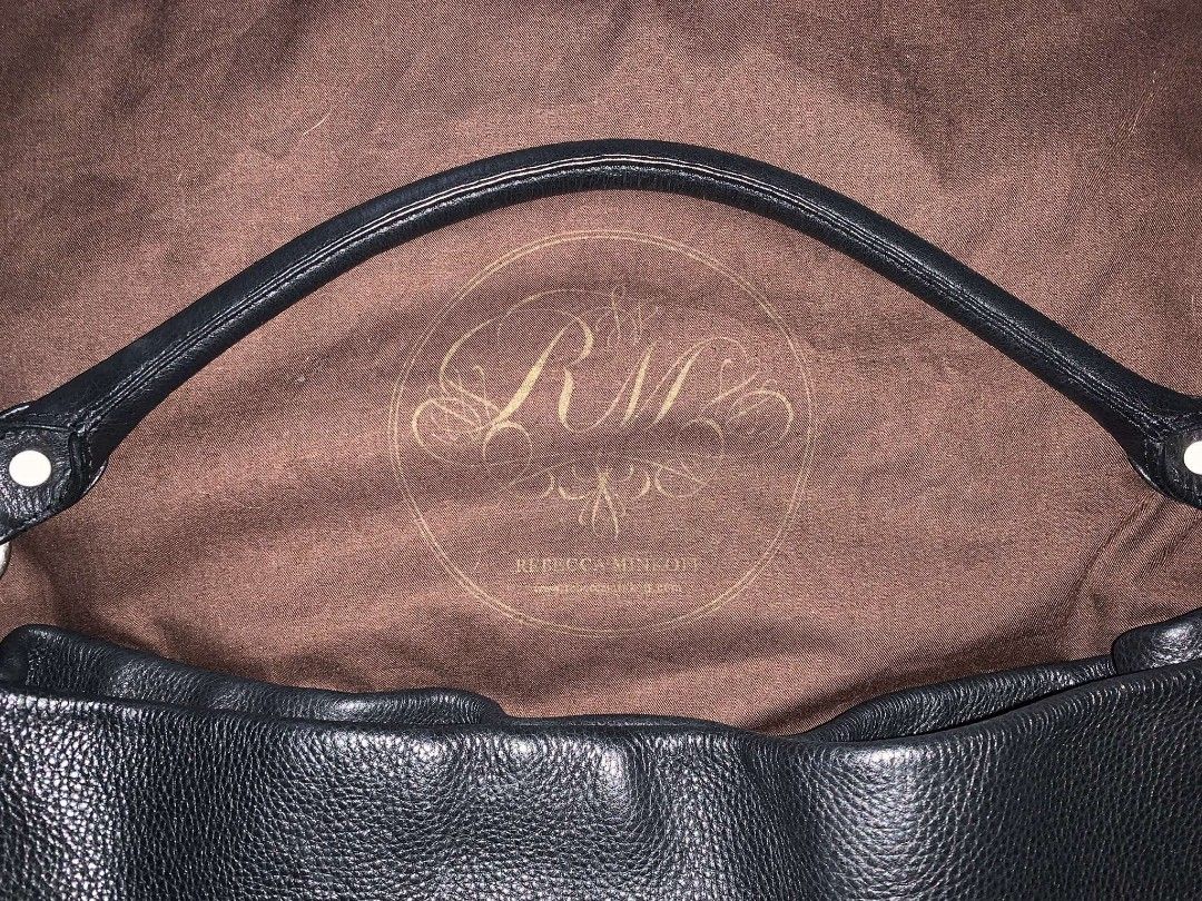 Rebecca Minkoff hobo studded bag (Category: Shoulder Bags) located in Cabuyao City. Submitted by _disposedarmoire_ (Listing ID 1316618550, Image 1). Description: Read: -hobo bag by Rebecca Minkoff -leather is still like new -studs are in gun metal, gold and silver -lining is cotton and printed -heavy leather -perfect for your casual attire - linis lang ng lining ang nagpababa ng value - one of the best bag leathers in my experience #listsellwin F