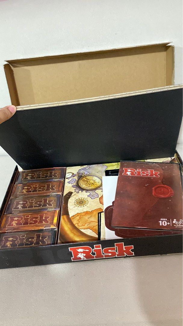 Risk Strategy Boardgame (Category: Board Games & Puzzles) located in Marikina City. Submitted by charmingcess (Listing ID 1316469177, Image 3). Description: Nastock lang, di naman nagamit.