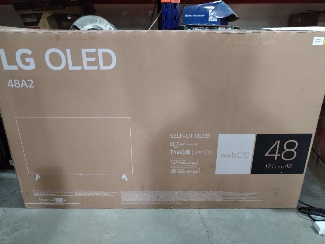 self lit oled 48" A2 (Category: TV) located in Manila. Submitted by chawchul (Listing ID 1316513631, Image 1). Description: pm.me for sure buyer..thankyou.