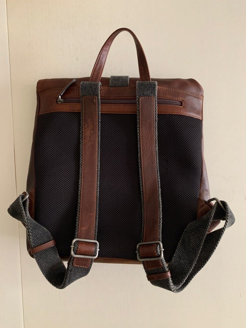 Strellson leather backpack Men s Fashion Bags Backpacks on Carousell