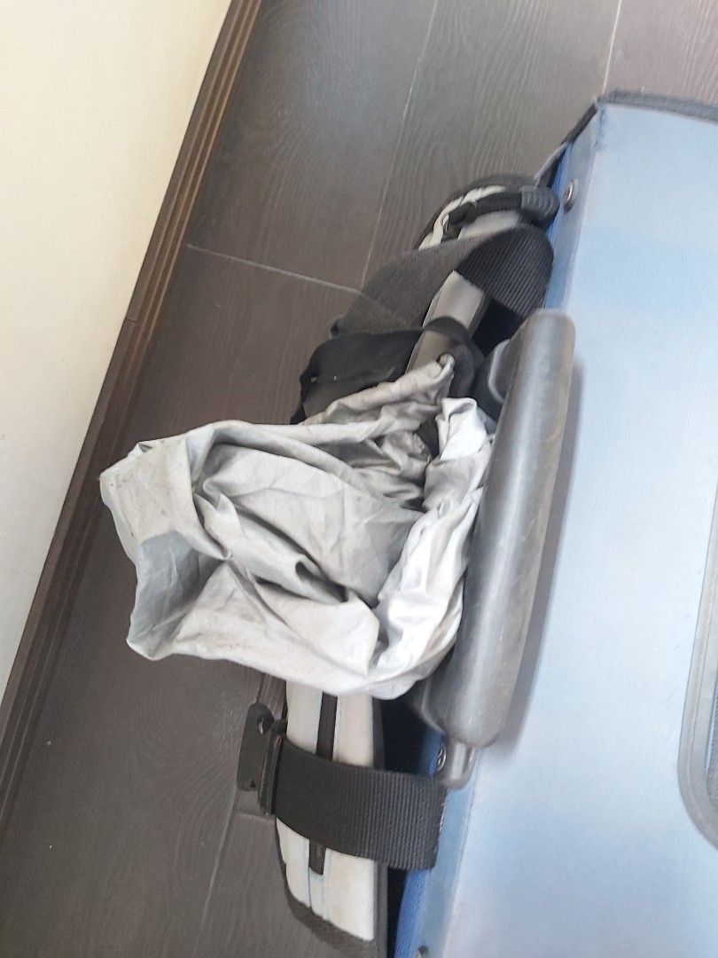Stroller school bag Hawk big size (Category: Strollers) located in Quezon City. Submitted by littlefonsy (Listing ID 1316475693, Image 3). Description: Hawk stroller bag big size, 2-wheeled. Flaws are seen on the picture. Needs cleaning as this was stored. All zippers are working. Top part color is slightly faded. Please manage your expectations as this is preloved..