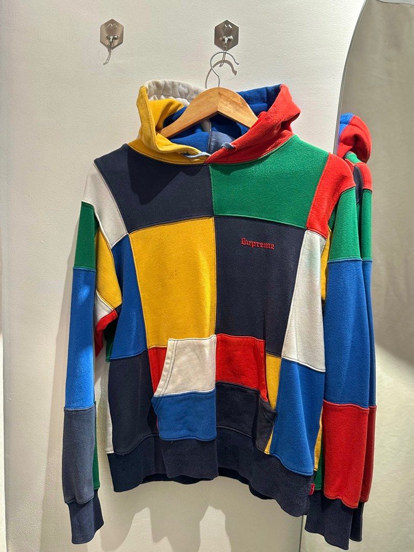 Supreme colorblock hoodie on sale