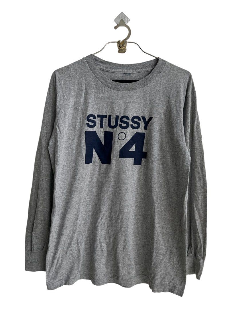 00's old stussy longsleeve M Nevy Y2K 美品 Vtg 00s Stussy New York Long Sleeve T-shirt USA Made Single