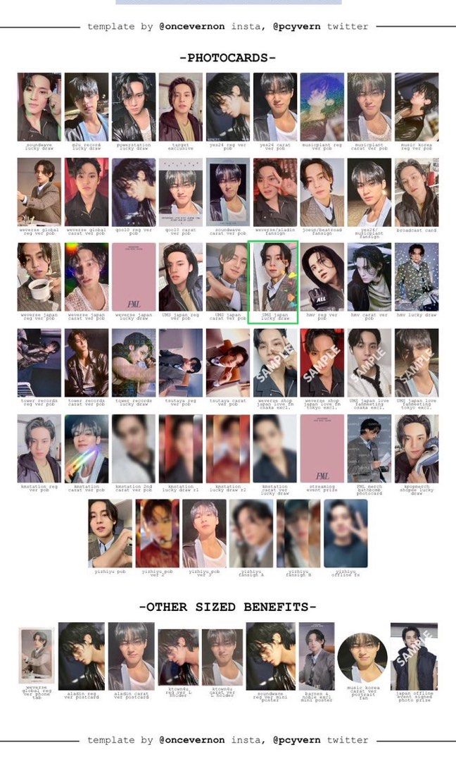 wts] seventeen 17 fml mingyu japan ums lucky draw pc, Toys