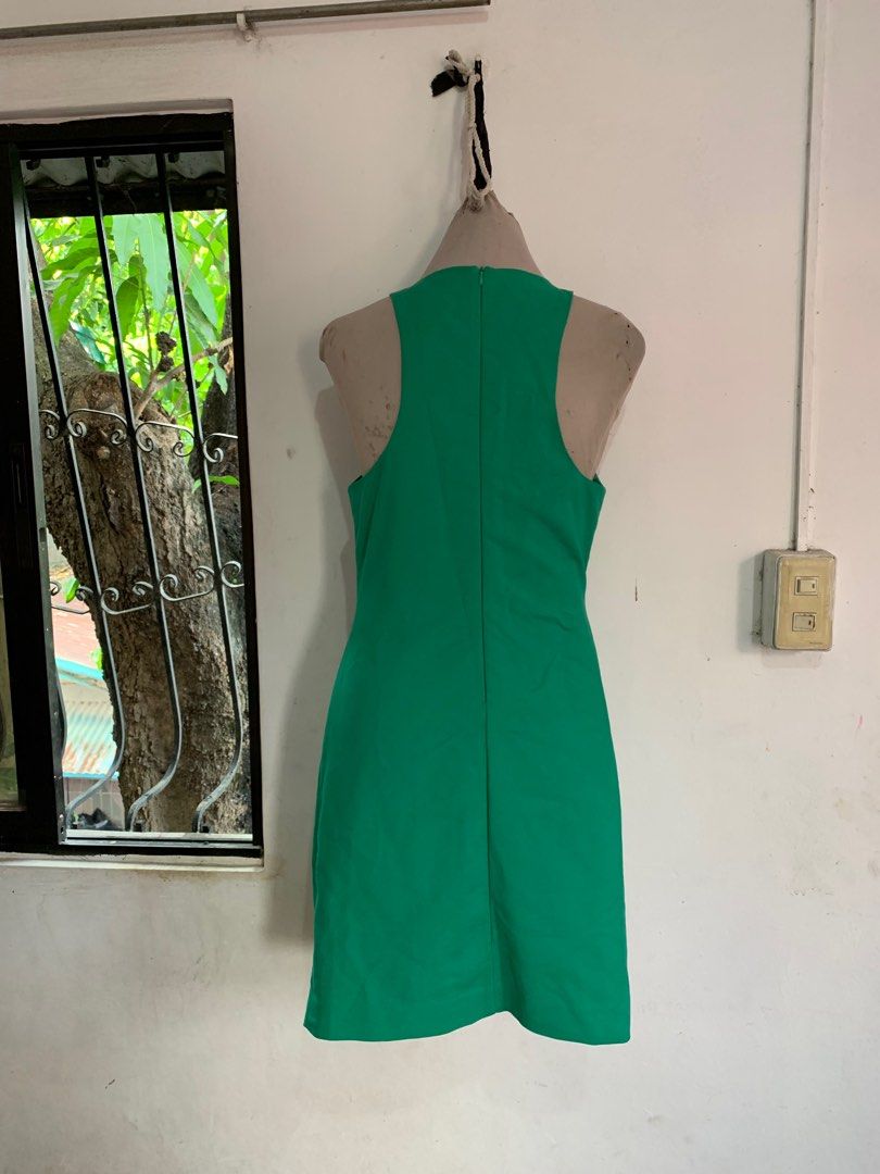 Zara Green Dress, Women's Fashion, Dresses & Sets, Dresses on Carousell