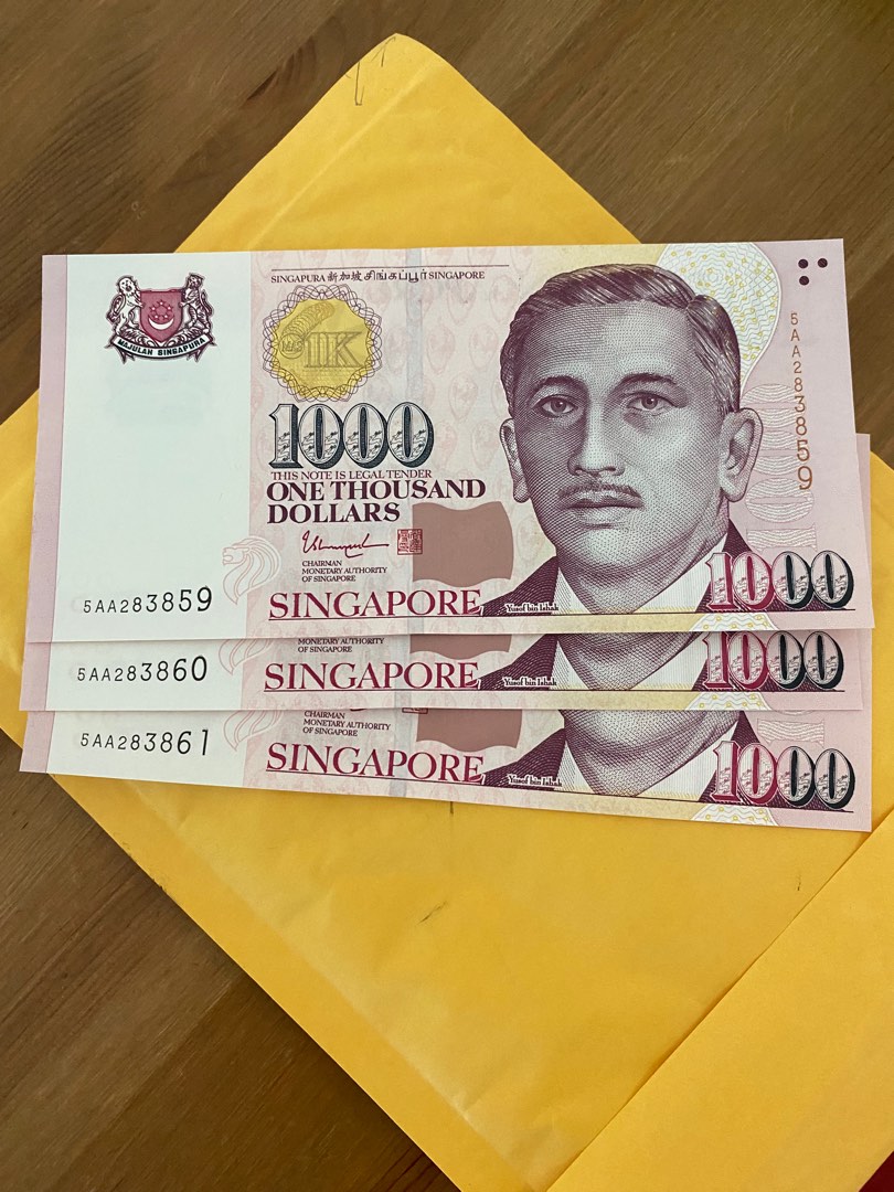 $1000 notes - consecutive uncirculated. Worth grading, Hobbies & Toys ...