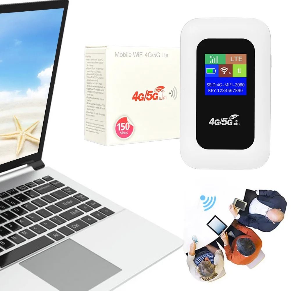 4G LTE WiFi Router Modem Portable Hotspot Pocket WiFi SIM Card LTE ...