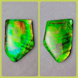 Canada 🇨🇦 Double-Sided Ammolite Pendant64224129069955110