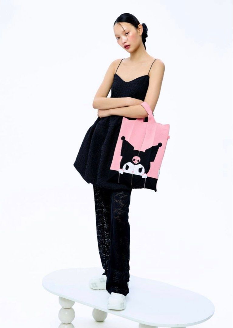 韓國JOSEPH & STACEY - Lucky Pleats Knit XM Kuromi Blossom