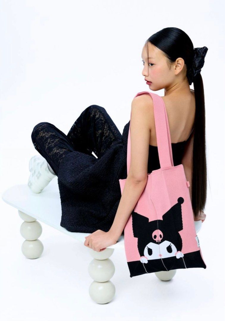 韓國JOSEPH & STACEY - Lucky Pleats Knit XM Kuromi Blossom
