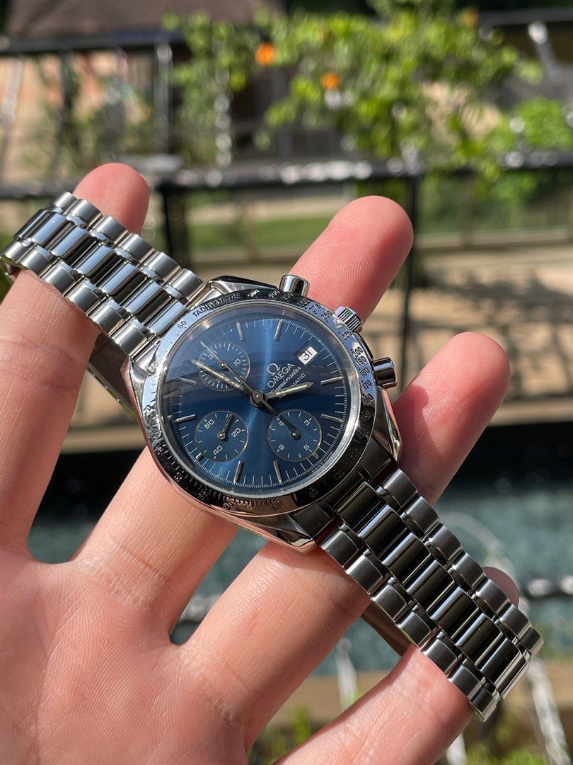 Blue dial speedmaster store