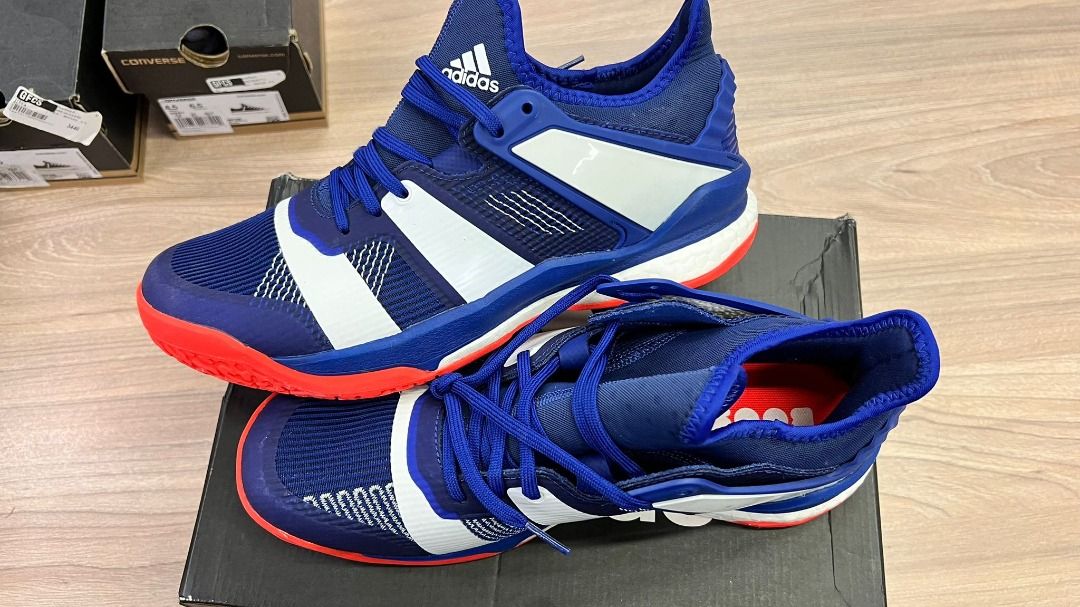 adidas Handball Stabil Blue White AC8561 US9 Carousell
