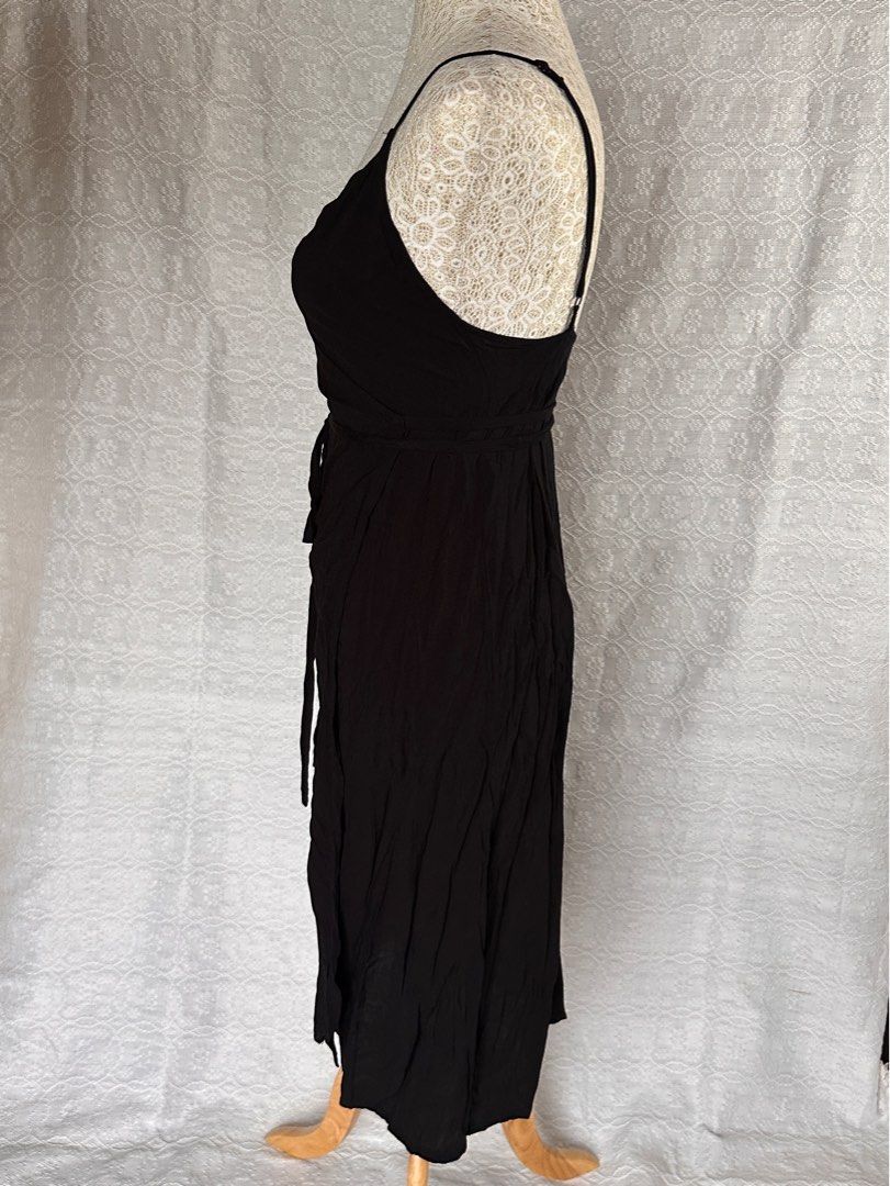 AMERICAN APPAREL Cotton Wrap Dress, Women's Fashion, Dresses & Sets,  Dresses on Carousell