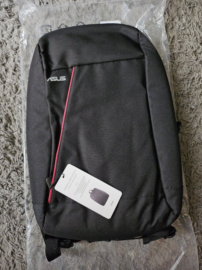 Asus laptop backpack (Category: Laptop Bags & Sleeves) located in Paranaque City. Submitted by hurlyshell (Listing ID 1316682748, Image 1). Description: selling low for Php 500/Brandnew Original price 1300 bpi/gcash Paranaque.