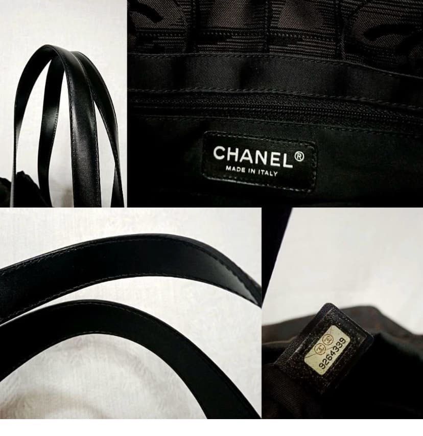 [AUTHENTIC] Chanel Bag (Category: Luxury Bags & Wallets) located in San Juan City. Submitted by denisegoesshopping (Listing ID 1316731880, Image 2). Description: Selling my pre-loved authentic Chanel travel line tote bag. Medium sized. .