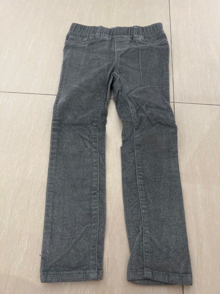 Baby Gap Grey Shimmering Jeggings 4t Babies Kids Babies Kids Fashion on Carousell