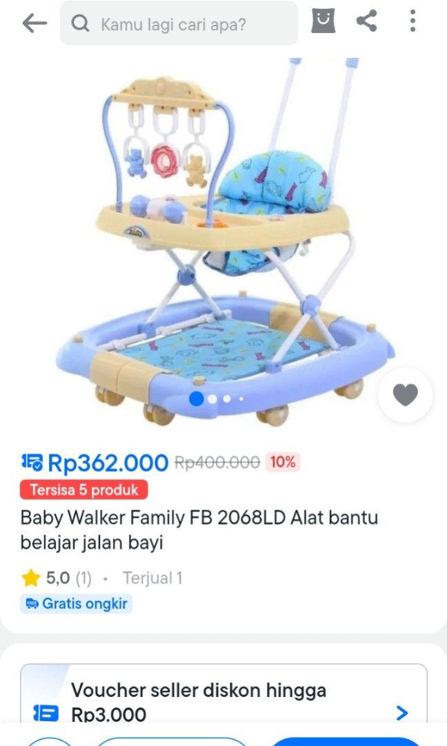 Baby walker bagus cheap