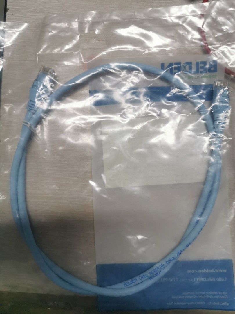 Belden cat6 UTp patch cord 1M (Category: Cables & Adaptors) located in Quezon City. Submitted by networkelectricalrefacu (Listing ID 1316674448, Image 2). Description: belden cat6 utp indoor patch cord.
