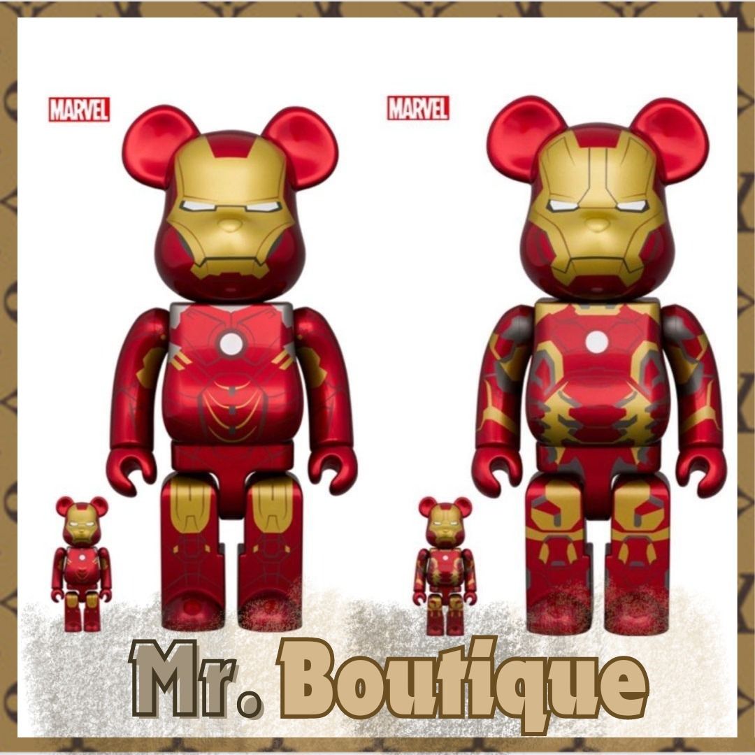BE@RBRICK IRON MAN MARK IV 100％ 400％（BE@RBRICK IRON MAN